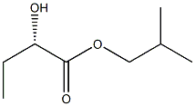 [S,(-)]-2-Hydroxybutyric acid isobutyl ester Struktur