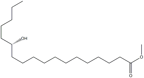 [S,(+)]-13-Hydroxystearic acid methyl ester Struktur