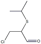 3-Chloro-2-(isopropylthio)propionaldehyde Struktur