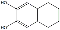 Tetralin-6,7-diol Struktur