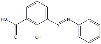 2-Hydroxyazobenzene-3-carboxylic acid Struktur