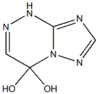 1,4-Dihydro[1,2,4]triazolo[5,1-c][1,2,4]triazine-4,4-diol Struktur