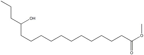 13-Hydroxyhexadecanoic acid methyl ester Struktur