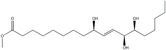 (9R,10E,12S,13S)-9,12,13-Trihydroxy-10-octadecenoic acid methyl ester Struktur