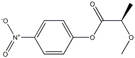 (R)-2-Methoxypropanoic acid 4-nitrophenyl ester Struktur