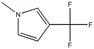 1-Methyl-3-(trifluoromethyl)-1H-pyrrole Struktur