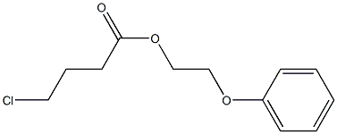 4-Chlorobutyric acid 2-phenoxyethyl ester Struktur