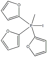 Methyltri(2-furyl)phosphoranyl iodide Struktur