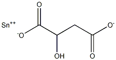 2-Hydroxybutanedioic acid tin(II) salt Struktur