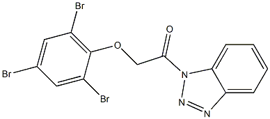 1-(2,4,6-Tribromophenoxyacetyl)-1H-benzotriazole Struktur