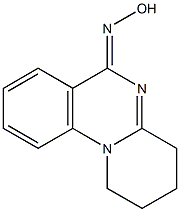 2,3,4,6-Tetrahydro-6-[(Z)-hydroxyimino]-1H-pyrido[1,2-a]quinazoline Struktur