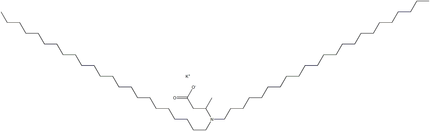 3-(Ditricosylamino)butyric acid potassium salt Struktur