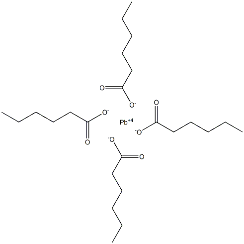 Tetrahexanoic acid lead(IV) salt Struktur