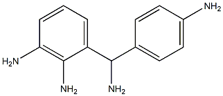 (4-Aminophenyl)(2,3-diaminophenyl)methanamine Struktur