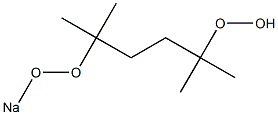 4-Sodioperoxy-1,1,4,4-tetramethylbutyl hydroperoxide Struktur