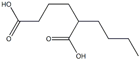 2-Butyladipic acid Struktur