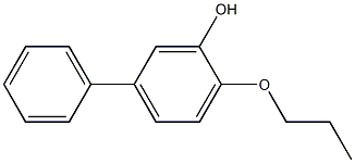 4-Propoxy[1,1'-biphenyl]-3-ol Struktur