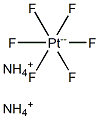 Ammonium hexafluoroplatinate(IV) Struktur