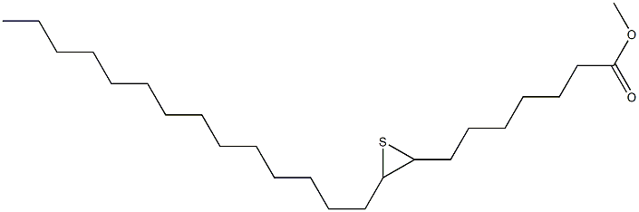 8,9-Epithiotricosanoic acid methyl ester Struktur