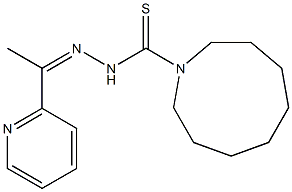 N'-[1-(2-Pyridinyl)ethylidene]-1-azacyclononane-1-carbothiohydrazide Struktur