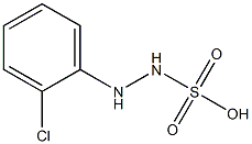 2-(o-Chlorophenyl)hydrazinesulfonic acid Struktur