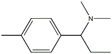 1-(4-Methylphenyl)-N,N-dimethyl-1-propanamine Struktur