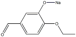 4-Ethoxy-3-(sodiooxy)benzaldehyde Struktur