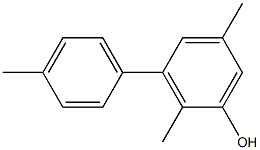 2,5-Dimethyl-3-(4-methylphenyl)phenol Struktur