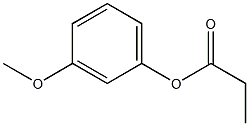 Propionic acid 3-methoxyphenyl ester Struktur