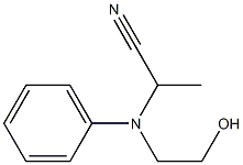 N-(2-Hydroxyethyl)-N-(1-cyanoethyl)aniline Struktur