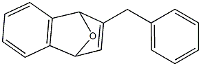 2-Benzyl-1,4-dihydro-1,4-epoxynaphthalene Struktur