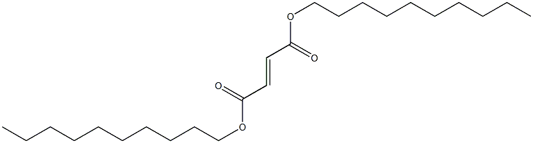 Fumaric acid didecyl ester Struktur