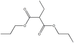 Ethylmalonic acid dipropyl ester Struktur