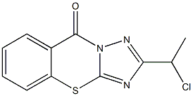 2-(1-Chloroethyl)-9H-[1,2,4]triazolo[5,1-b][1,3]benzothiazin-9-one Struktur