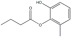 Butyric acid 2-hydroxy-6-methylphenyl ester Struktur