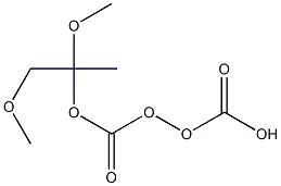 Dimethoxyisopropyl peroxydicarbonate Struktur