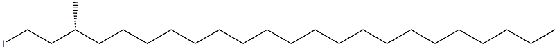 [R,(-)]-1-Iodo-3-methyltricosane Struktur