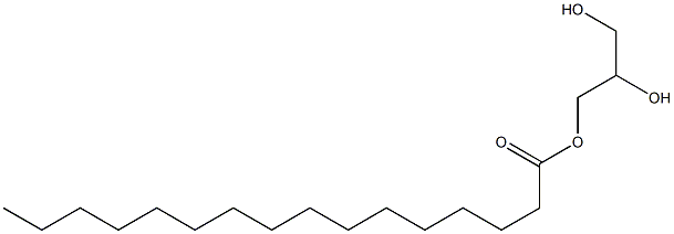 1-O-Palmitoyl-D-glycerol Struktur