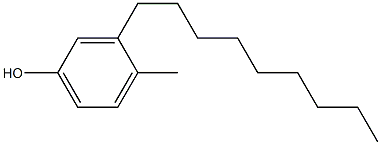 4-Methyl-3-nonylphenol Struktur