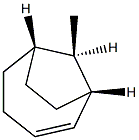 (1S,6S,9R)-9-Methylbicyclo[4.2.1]non-2-ene Struktur