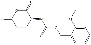 N-(2-Methoxybenzyloxycarbonyl)-L-glutamic anhydride Struktur