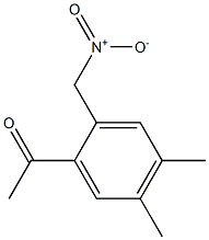 4',5'-Dimethyl-2'-(nitromethyl)acetophenone Struktur