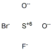 Sulfur(VI) fluoride bromide dioxide Struktur