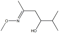 5-Methoxyimino-2-methylhexan-3-ol Struktur