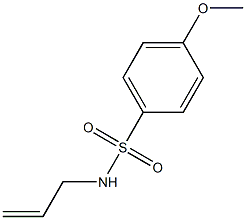 N-Allyl-p-methoxybenzenesulfonamide Struktur