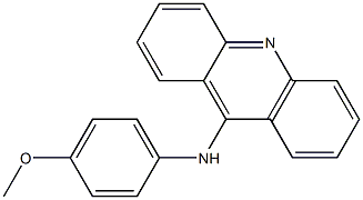 N-(4-Methoxyphenyl)-9-acridinamine Struktur