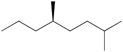 [R,(-)]-2,5-Dimethyloctane Struktur