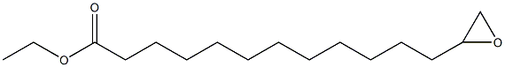 13,14-Epoxytetradecanoic acid ethyl ester Struktur