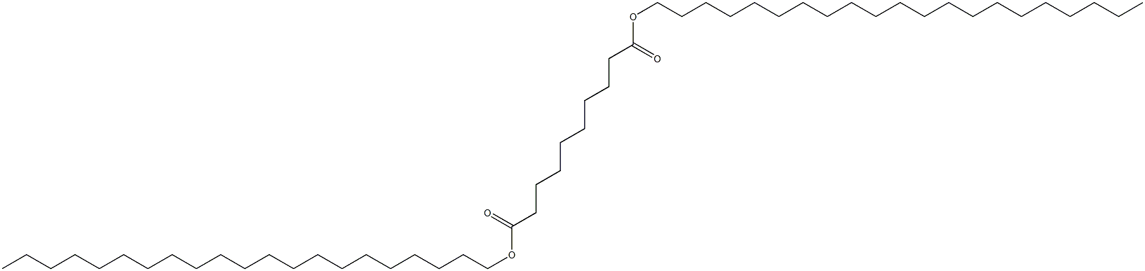 Sebacic acid dihenicosyl ester Struktur