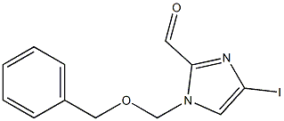 1-(Benzyloxymethyl)-4-iodo-1H-imidazole-2-carbaldehyde Struktur